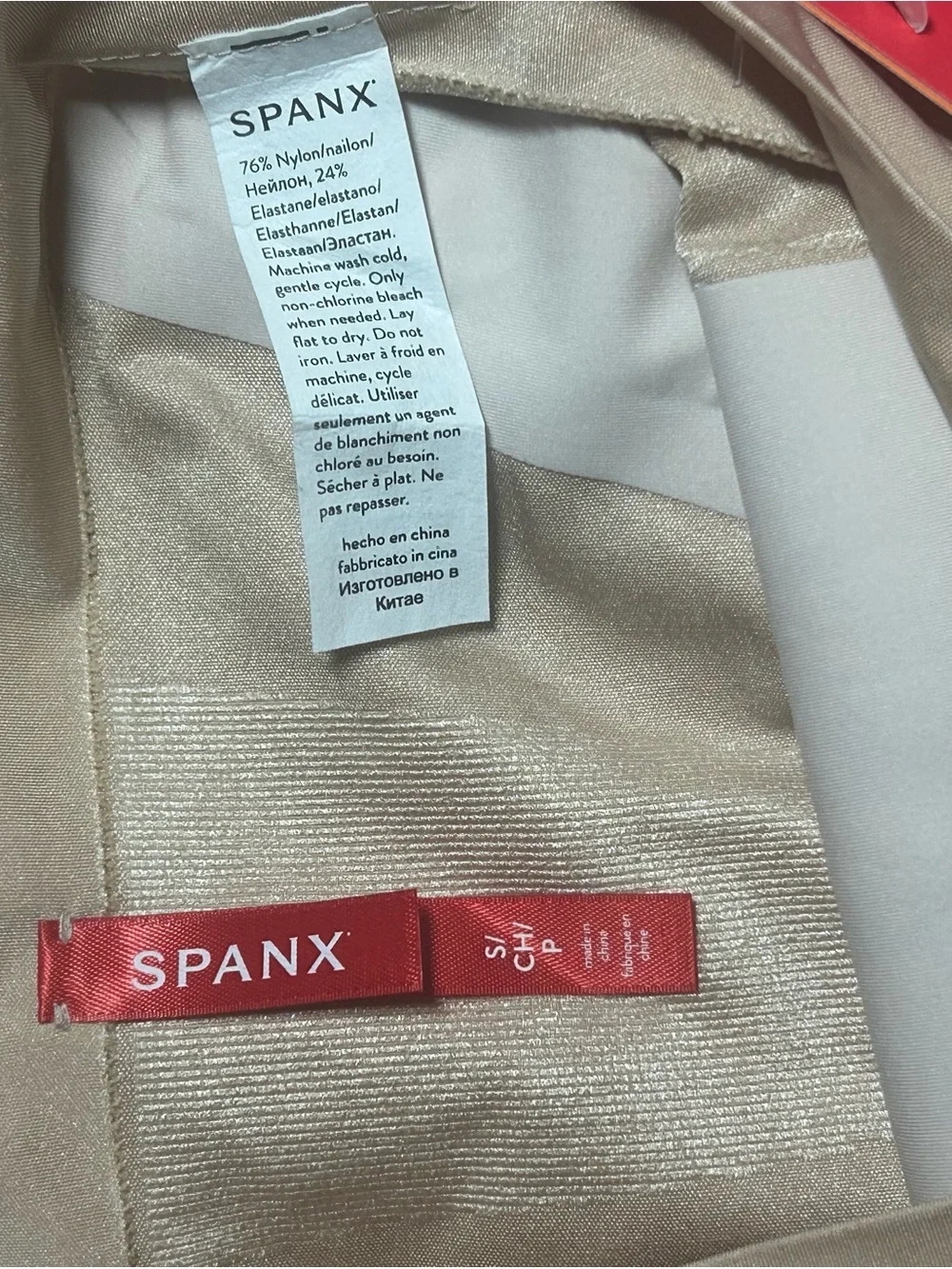 SPANX Sculpt High-Waist Shaping Briefs in Nude